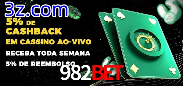 Promoções do cassino ao Vivo 982BET